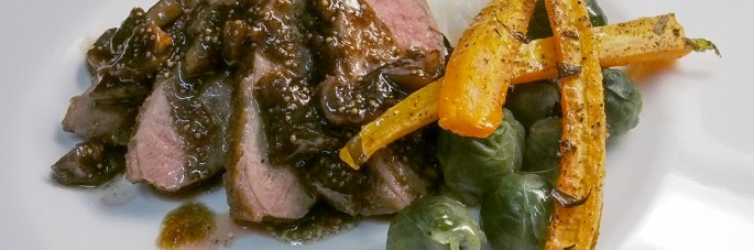 resepti ankka viikunakastike