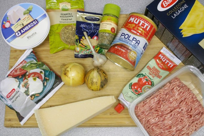 Ricotta mozzarella mutti barilla lasagne