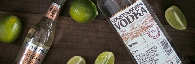 Moskovan muuli drinkki cocktail Fever-Tree ginger ale Gray Goose vodka lime