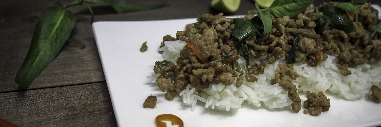 possun jauheliha thai basilika chili vietnamin korianteri riisi kalakastike kiinalainen soija kastike